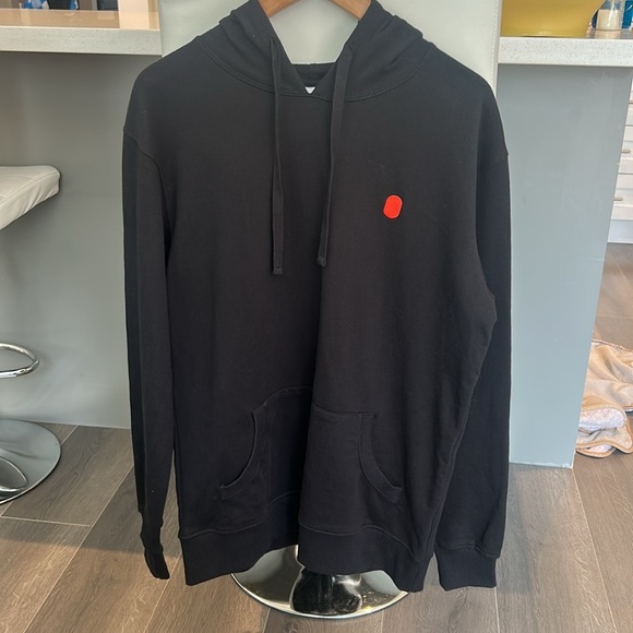 KOTN Men’s Black Cotton Pullover Hoodie Size M Made in Egypt - Picture 5 of 16